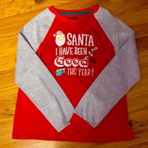 Christmas/New years pajamas shirt.
